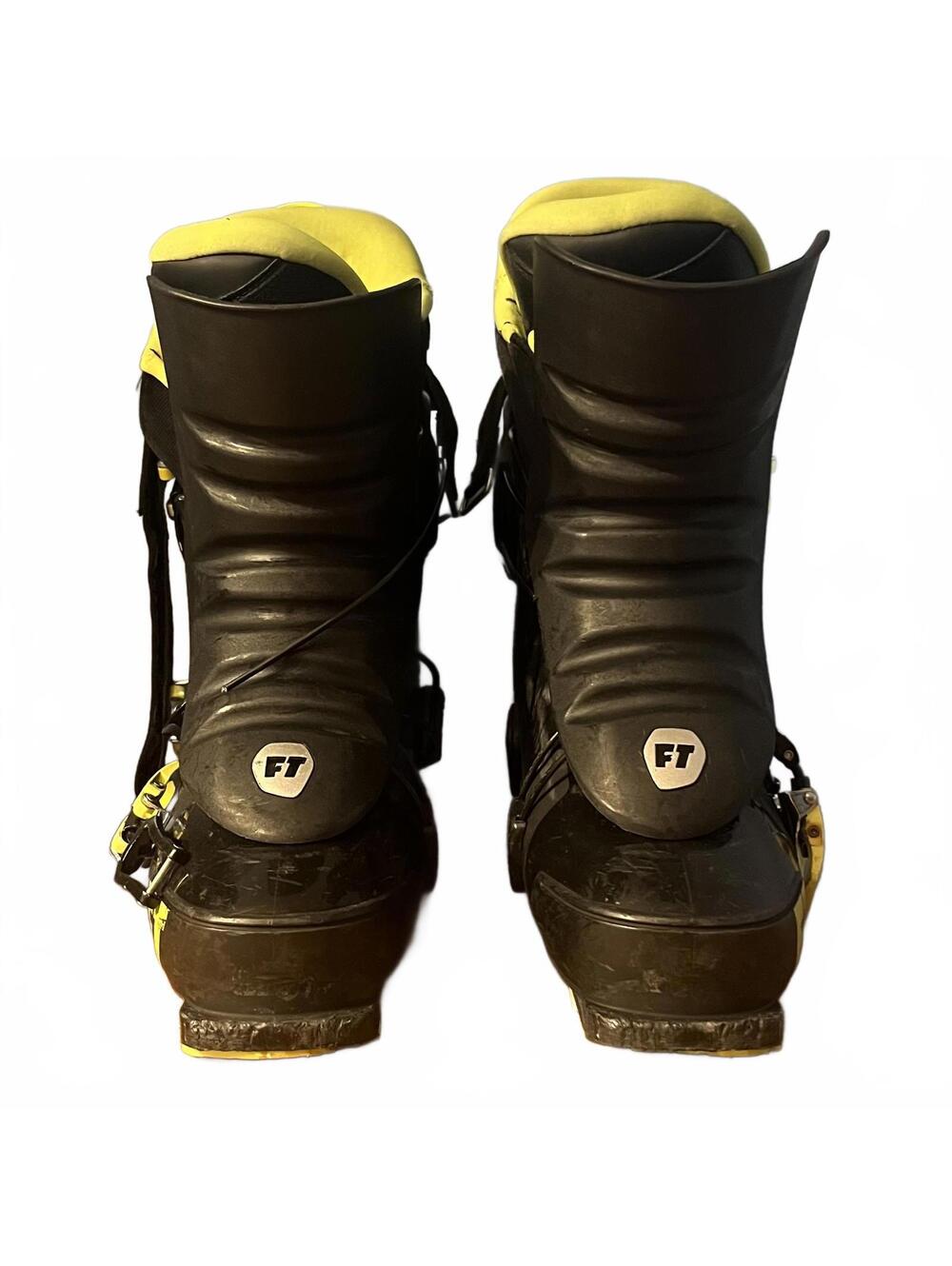 BROKEN Full Tilt FT Descendent 4 Downhill Ski Boots Size 26/27.5 (Black & Green)